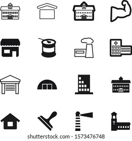 building vector icon set such as: landmark, chapel, care, travel, tower, religious, medicine, body, shop, urban, jar, catholic, retro, label, sports, nutritional, human, marine, room, beam