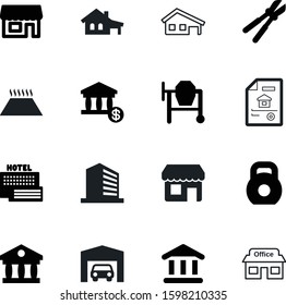 building vector icon set such as: health, gym, company, summer, sport, hotel, underfloor, logistic, pipe, cutter, orange, workout, automobile, concrete-mixer, pipeline, metallic, auto, water