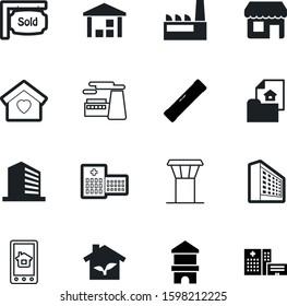 building vector icon set such as: stretcher, traffic, game, grocery, air, facade, box, heavy, transportation, love, cube, sold, hospitalization, block, logistic, one, signature, construct, board