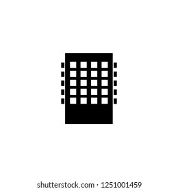 building vector icon. building sign on white background. building icon for web and app