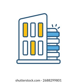 Stockgrafik des Gebäudevektorsymbols