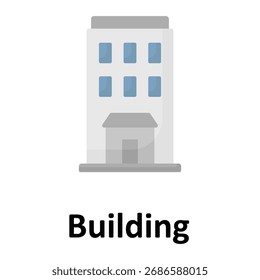 Building Vector icon which can easily modify or edit
