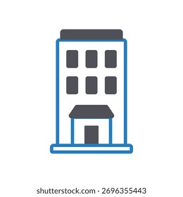 Building Vector icon which can easily modify or edit
