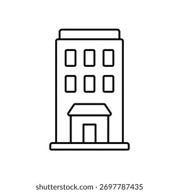 Building Vector icon which can easily modify or edit
