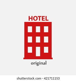 building vector icon,hotel vector icon