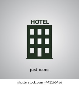 building vector icon,hotel vector icon
