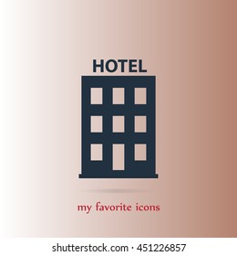 building vector icon,hotel vector icon