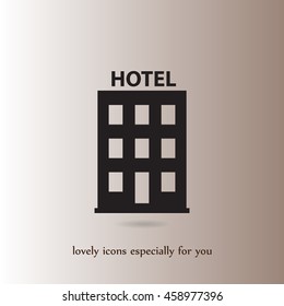 building vector icon,hotel vector icon