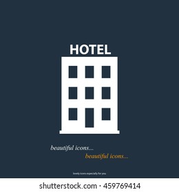 building vector icon,hotel vector icon