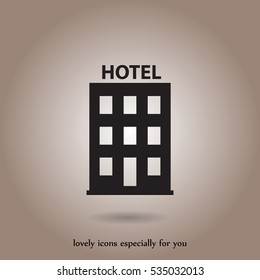 building vector icon,hotel vector icon