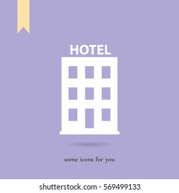 building vector icon,hotel vector icon
