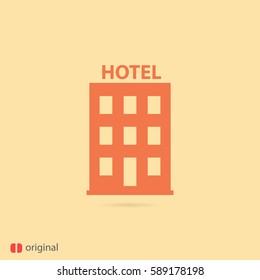 building vector icon,hotel vector icon