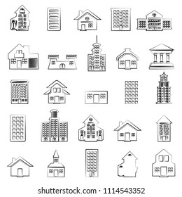 Building vector icons