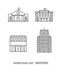 Building vector icons