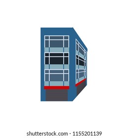 Building vector illustration. Flat vector house. Elements for the construction of urban landscapes