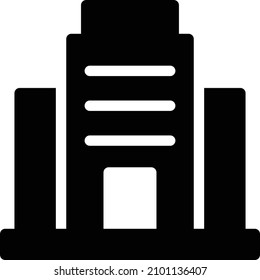 Building Vector illustration on a transparent background.Premium quality symmbols.Glyphs vector icon for concept and graphic design. 