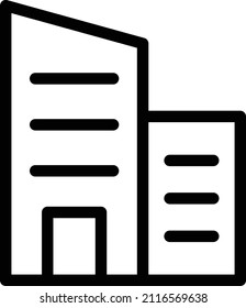 Building Vector illustration on a transparent background.Premium quality symmbols.Stroke vector icon for concept and graphic design.