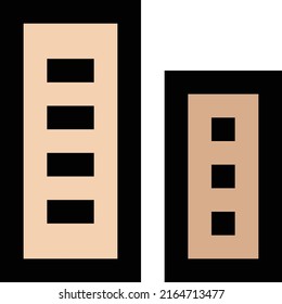 building Vector illustration on a transparent background.Premium quality symmbols.Stroke vector icons for concept and graphic design.