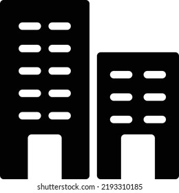 building Vector illustration on a transparent background. Premium quality symbols. Glyphs vector icons for concept and graphic design. 

