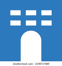 creación de ilustración vectorial en un fondo transparente. Símbolos de calidad superior. Iconos vectoriales de glifos para diseño de conceptos y gráficos.