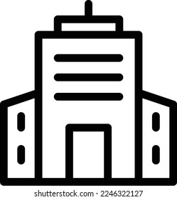 building Vector illustration on a transparent background. Premium quality symmbols. Thin line vector icons for concept and graphic design.