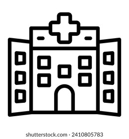 Building Vector Line Icon Design