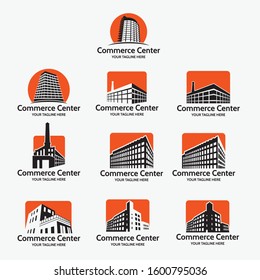 Building Vector Logo Design Template