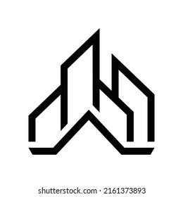 Building Vector Logo Design Template