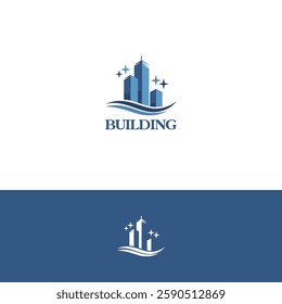 Building vector logo design template