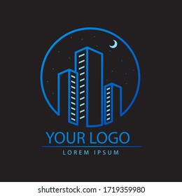 Building vector logo - real estate vector - house logo - building logo