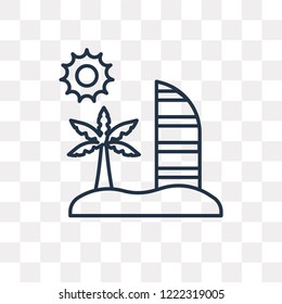 Building vector outline icon isolated on transparent background, high quality linear Building transparency concept can be used web and mobile