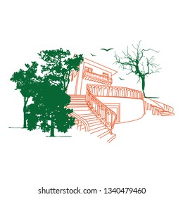 Building vector template