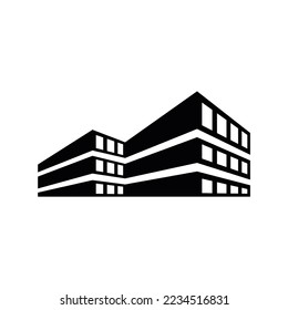 Building warehouse logo icon template