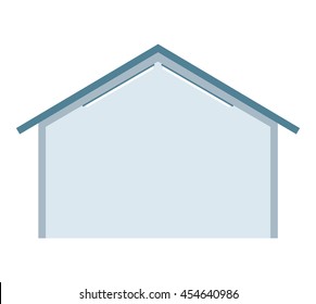 building warehouse storage icon vector isolated graphic