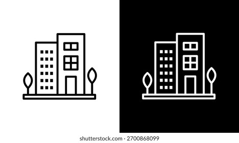 Diseño de conjunto de iconos blancos de construcción