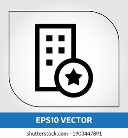 Generar vector de icono de lista de deseos. Icono inmobiliario en diseño plano. Ilustración vectorial Eps 10.