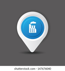 Building zone symbol,vector