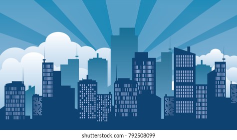 building,icon and city