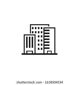 Buildings Agency Vector Icon Isolated On Stock Vector (Royalty Free ...