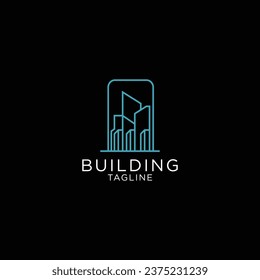 Buildings apartment logos Construction  flat