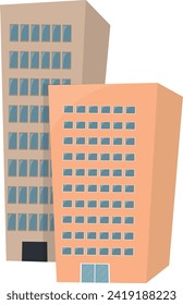 Buildings architecture vector illustration city