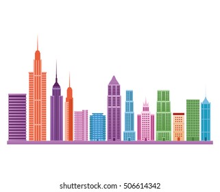 Buildings of big city design