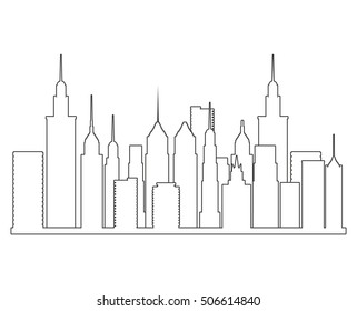 Buildings of big city design