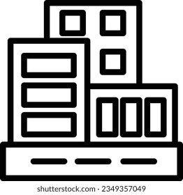 Buildings City Estate Outline Icon