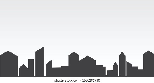 Buildings in the city. Vector illustration