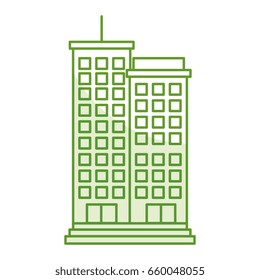 buildings cityscape isolated icon