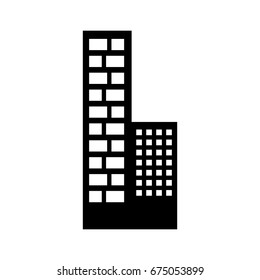 buildings cityscape scene icon