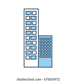 buildings cityscape scene icon