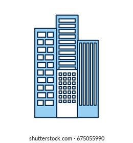 buildings cityscape scene icon
