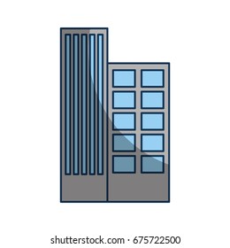 buildings cityscape scene icon